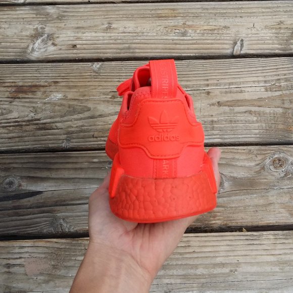 Size 9.5 Men / Size 11 Women adidas NMD R1 Boost Triple Solar Red Running Shoes - Picture 6 of 8